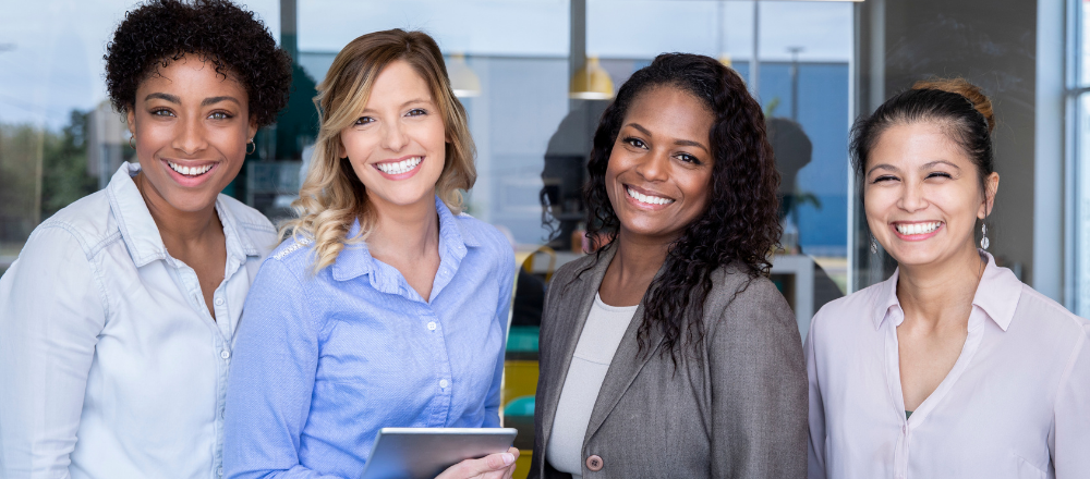 image of four women in leadership roles